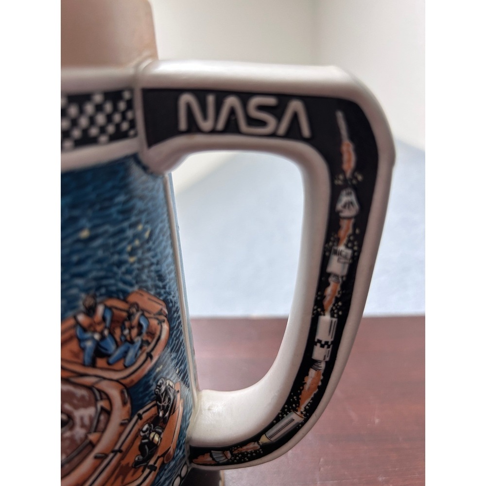 Miller High Life 1990 NASA Apollo 11 Moon Landing Commemorative Beer Stein 1969 - Picture 5 of 12